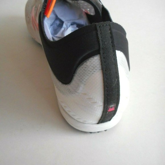 NEW BALANCE LD5000 Men's Size 12 White Red Track Running Spikes Athletic… - Picture 6 of 7